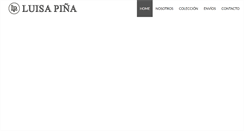 Desktop Screenshot of luisapina.com