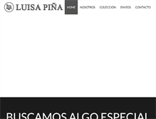 Tablet Screenshot of luisapina.com